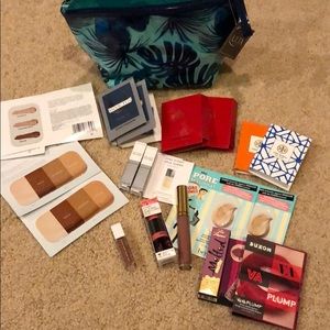 Brand new Cosmetic bag with makeup lot